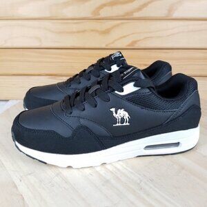 Camel Sport Lightweight Fashion Sneaker Athletic Lace-up Shoe Black Sneakers New